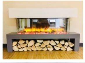 Valor Masquerade Slimline Electric Fire - On display in our showroom