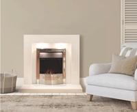 37” Banwell marble fireplace