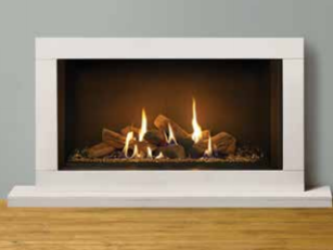 Riva2 800 Gas Fire - balanced flue only - Prices from £2,849 inc shown in Sorrento frame - Prices from £749 inc
