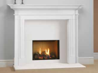 Riva 2 500 Gas Fire Balanced flue - Prices from £1,739 inc shown in Sandringham Mantel - Prices from £1,749 inc